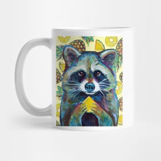 Summer Sweets CUTE RACCOON With Pineapple Mug